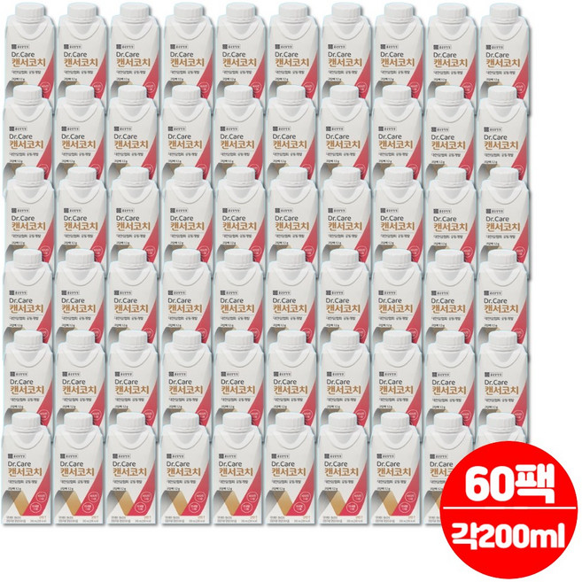 캔서코치 켄서코치 켄스코치 암 환자 영양식 음료 식사대용 간식, 60개, 200ml