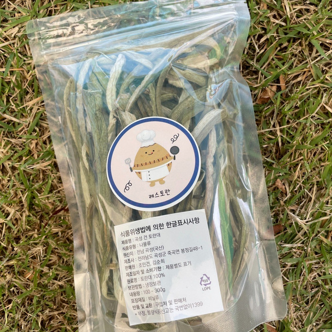 곡성 토란 최상급 말린 국산 건 토란대, 2개, 100g