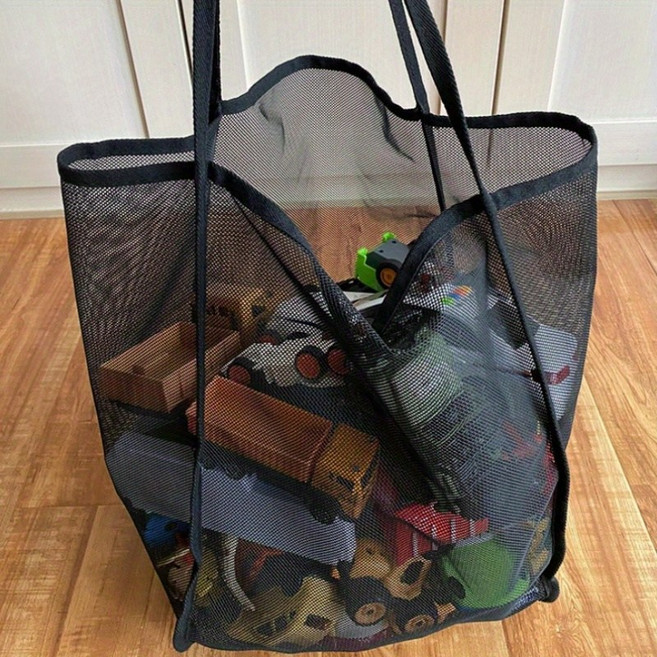 여름 해변가 물놀이용 대용량 패션 메쉬 가방