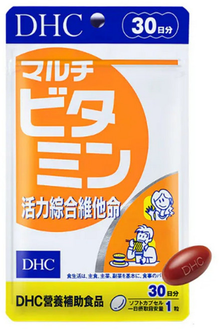DHC 活力綜合維他命, 1個, 30顆