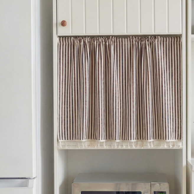 륀레브 5종 전사이즈 봉 포함 커튼 바란스 가리개 중 문 주방 30 40 50 60 70 80 90 100 110 120 130 140 150 160 170 180 190 200