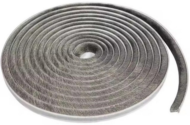 5m 신제품 가정용 가제트 브러시 방풍 테이프 씰링 스트립 더미 자체 접착 도어 및 창, [02] grey, [07] 9x23mm, 02 grey