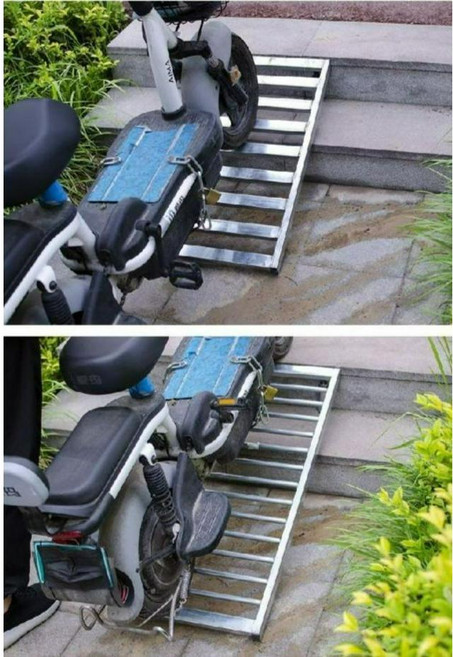 차량 진입판 발판 오토바이 카트 계단 휠체어 경사로 슬로프 보드 보조 사다리 스텝 패드, 폭30 길이30 높이조절 13/17cm, 1개