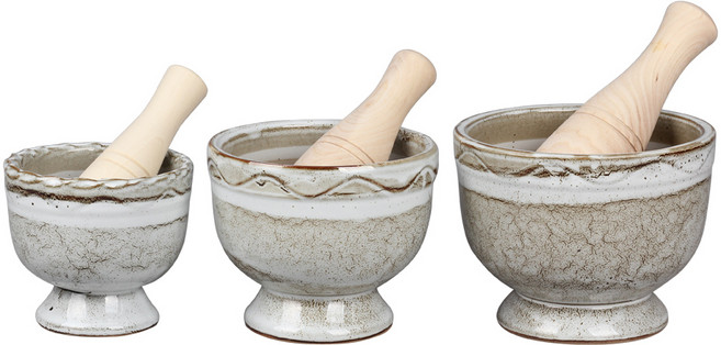 국산 여주 무공해 도자기 절구 공이포함, 1개, 도자기 절구 소