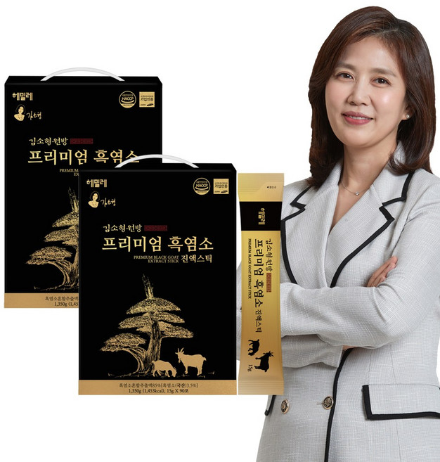 김소형원방 프리미엄 흑염소 진액스틱 90p, 15g, 270개