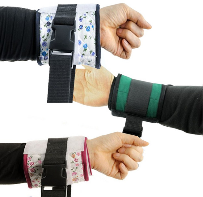 환자용 손목억제대 클립형 사지억제대 치매환자 장갑 손억제대, 클립C형, 1개