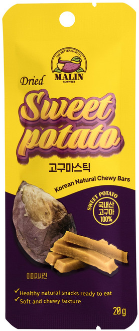 말린 스윗 고구마 스틱 국산, 40개, 20g