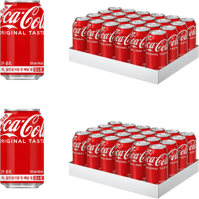 코카콜라 업소용, 355ml, 48개