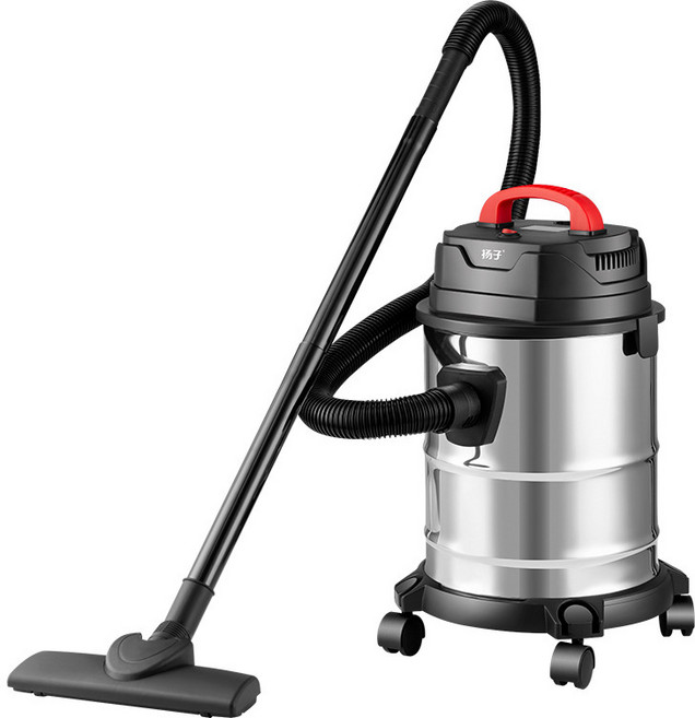 JODDA 청소기 상용 가정용 강력청소기 업소용 건습식 진공청소기, 스테인리스 강, 18L