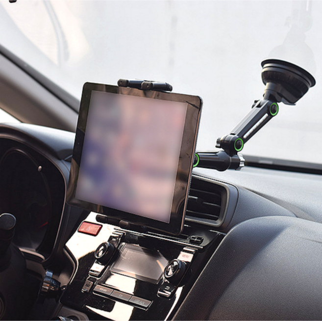 스마일해요 차량용 대시보드 태블릿 거치대, 블랙, 1개