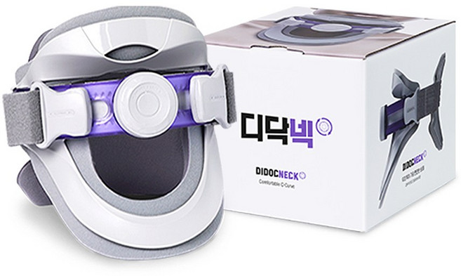 [디스크닥터] 3초만 돌리면 목스트레칭 목 허리 바른자세 고정 띠라렉 디닥넥, 1개