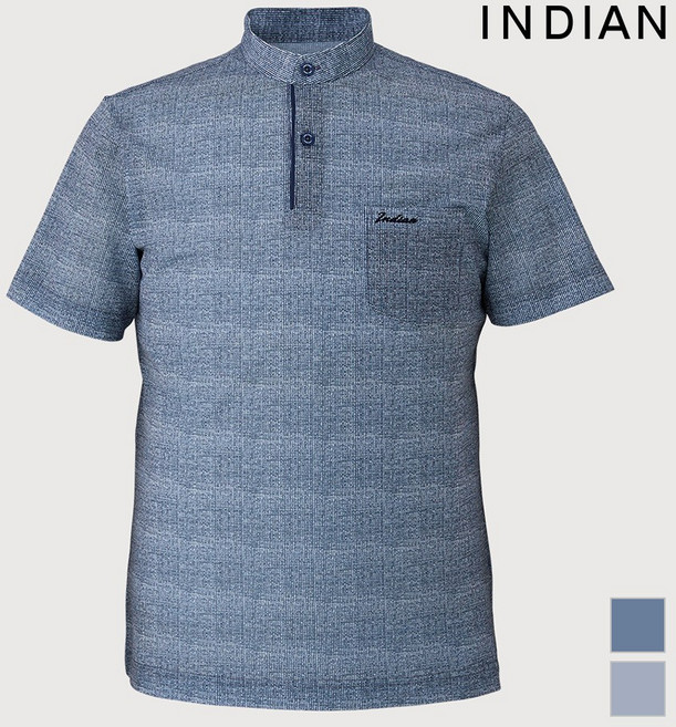 [INDIAN] 멀티 패턴 차이나 티셔츠_ MITASXM3301