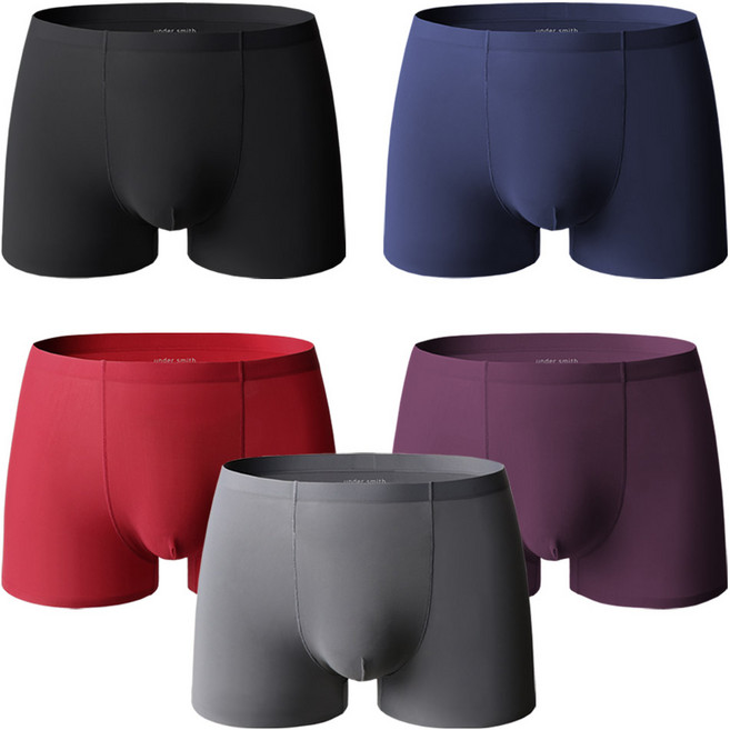 언더스미스 남성용 무봉제 드로즈 팬티 5장 세트