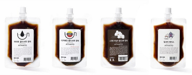 아타토 더치커피 콜드브루 농축액 스파우트 개별포장 음료 선물 세트 박스 70ml 10개, 2. 디카페인(10ea), 선택안함, 10개입
