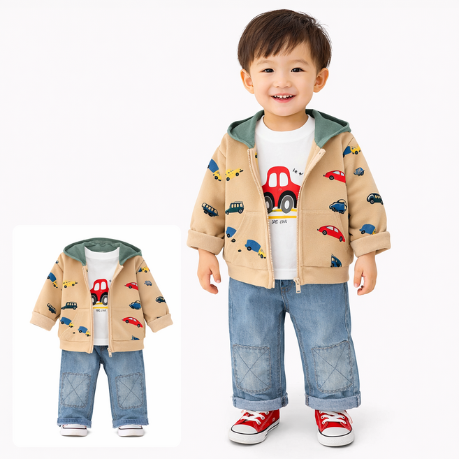 아기등원룩 어린이집 세트 남매룩 단체복 키즈