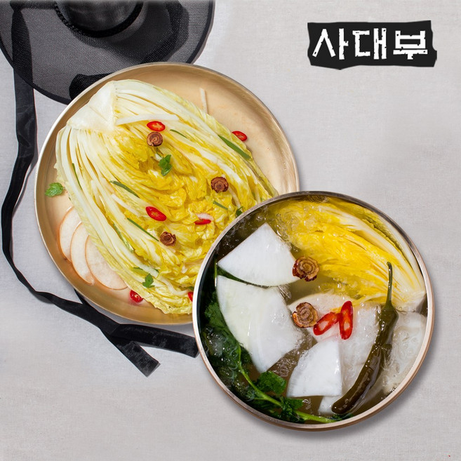 사대부 동치미3kg + 백김치3kg (국내산 원재료 HACCP 인증), 6kg, 1개