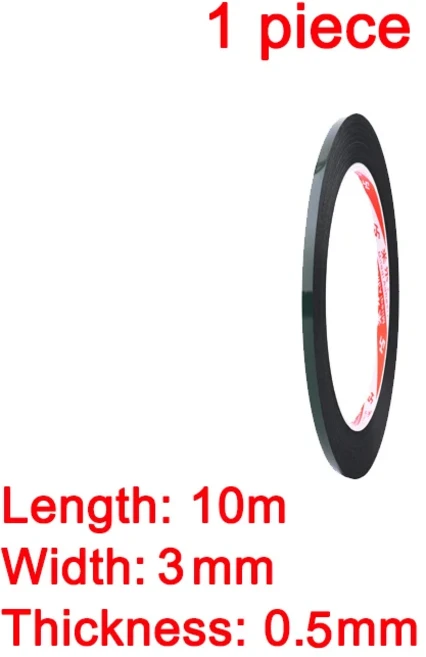 컴퓨터용 노트북 양면 테이프 LCD 상단 커버 고정 접착 스트립 배터리 두께 0.5mm, 03 Width 3mm