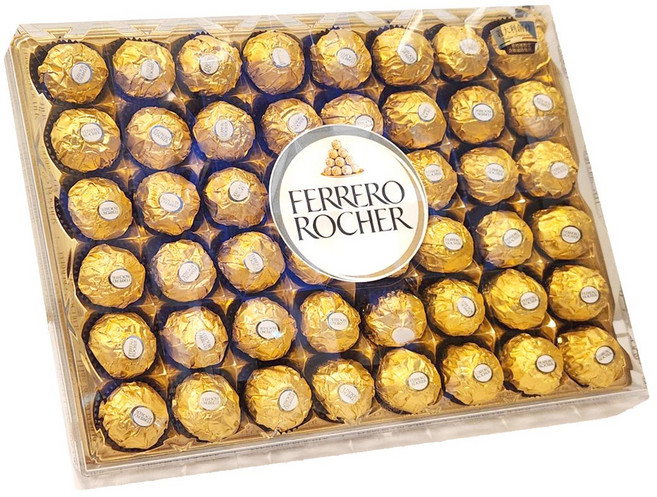 FERRERO ROCHER 費列羅金莎巧克力48顆裝禮盒, 1套, 600g