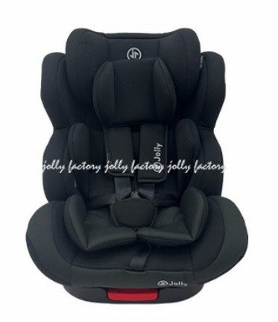 Jolly KidFix 0-12歲 Isofix 360度 成長型汽座, 黑色