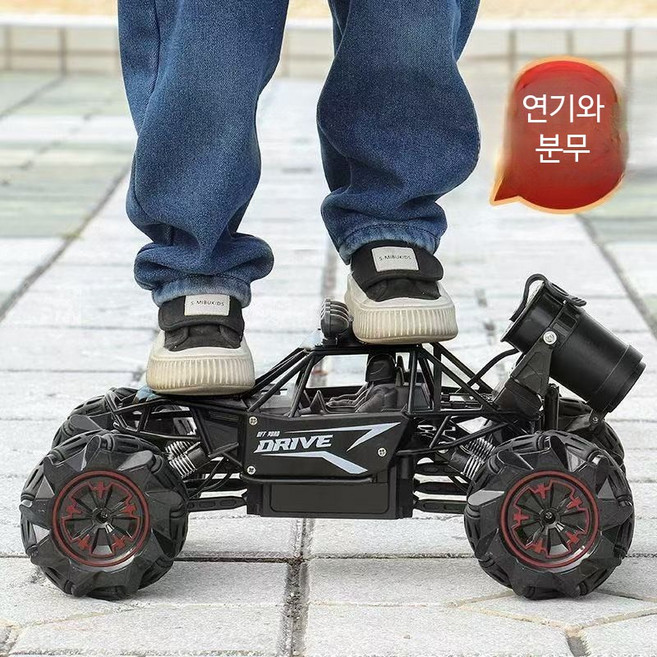 대형 오프로드 전동 RC카 고속 충전식 내구성 무선조종 완구, 1개, 29cm 고속 후륜구동 크롤러 블랙 A_충전 리튬 배터