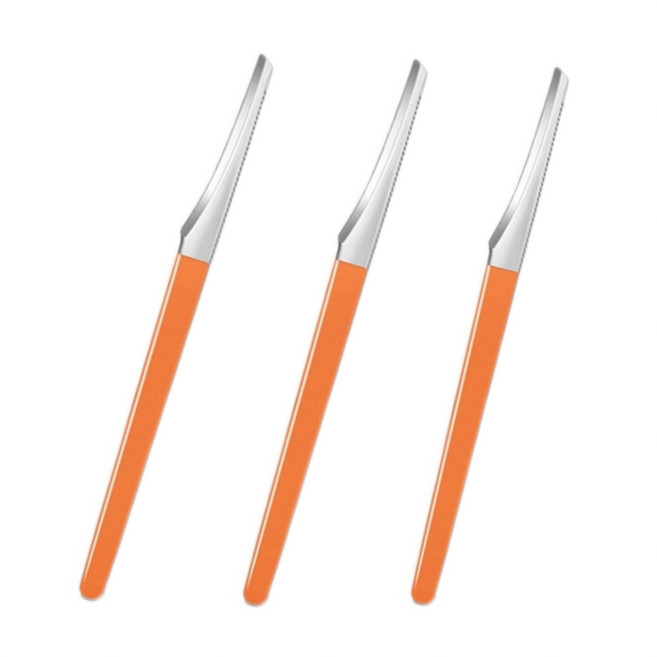 케이엠 발 각질 제거기 뒷꿈치 케어 칼날 굳은살, 3개