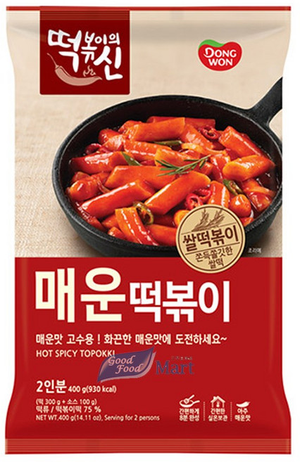 동원 떡볶이의신 매운떡볶이 (10봉), 400g, 10개