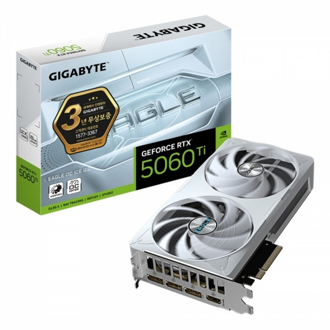 GIGABYTE GIGABYTE 지포스 RTX 5060 Ti EAGLE OC ICE D7 8GB 제이씨현