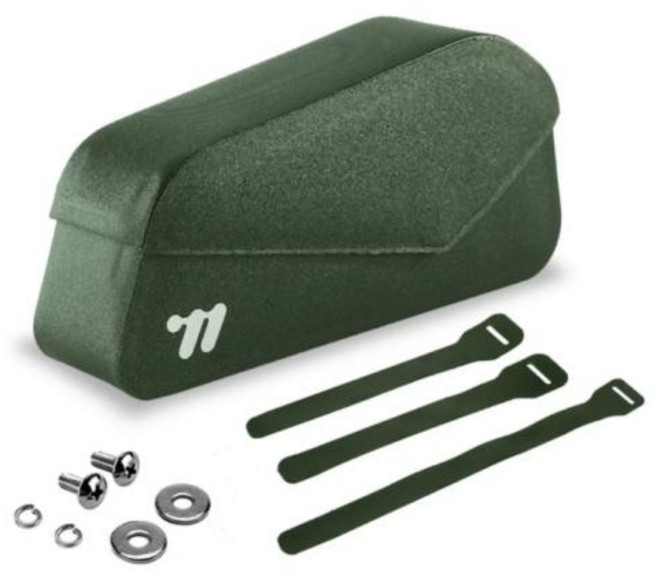 자전거 탑튜브 가방 방수 대용량 프레임 거치백 WEST BIKING 후크 파우치 마그네틱 상단 프론트 튜브 산악 라이딩 보관 사이클링 액세서리, 1개, Olive Green