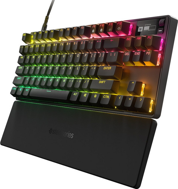스틸시리즈 APEX PRO TKL US 기계식 게이밍 유선 텐키리스 키보드, KB18
