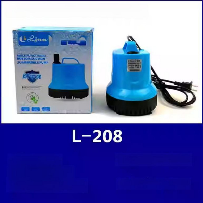 수중펌프 배수 수관 양수기 물빼기 미포함 자동 모터 미니 수영장, L-208 5W 국가 표준, 1개, 5W