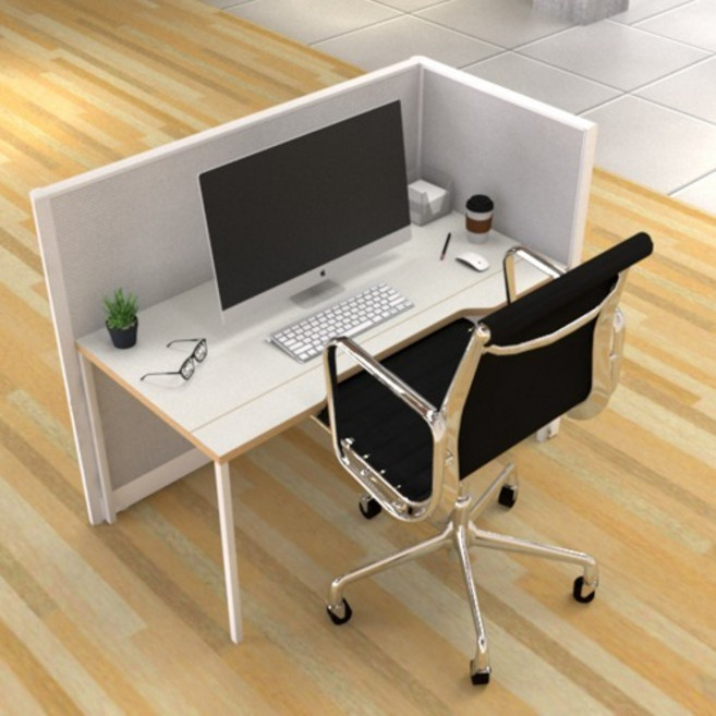 ㄱ자 구도 사무실 사무용 파티션 세트 책상 1400*600/700/800 전용, PX210