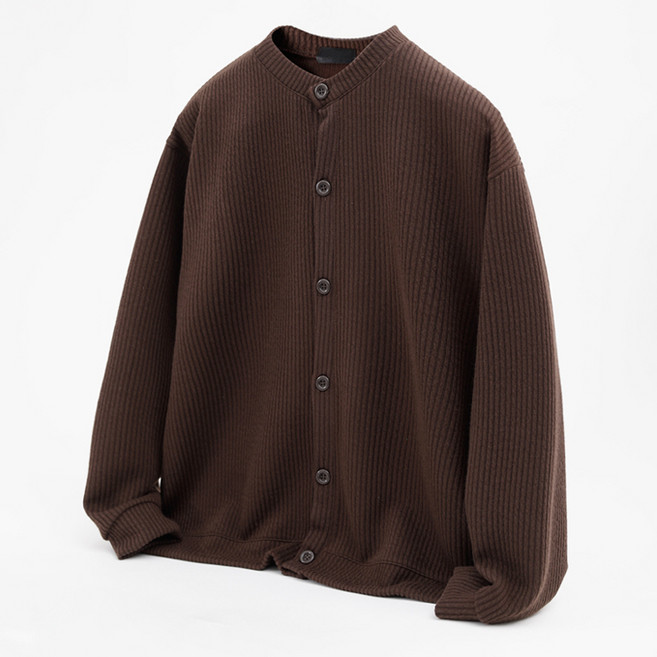해리슨 남성용 오버핏 클래식 U넥 코듀로이 가디건 HA-1001 MMO1001