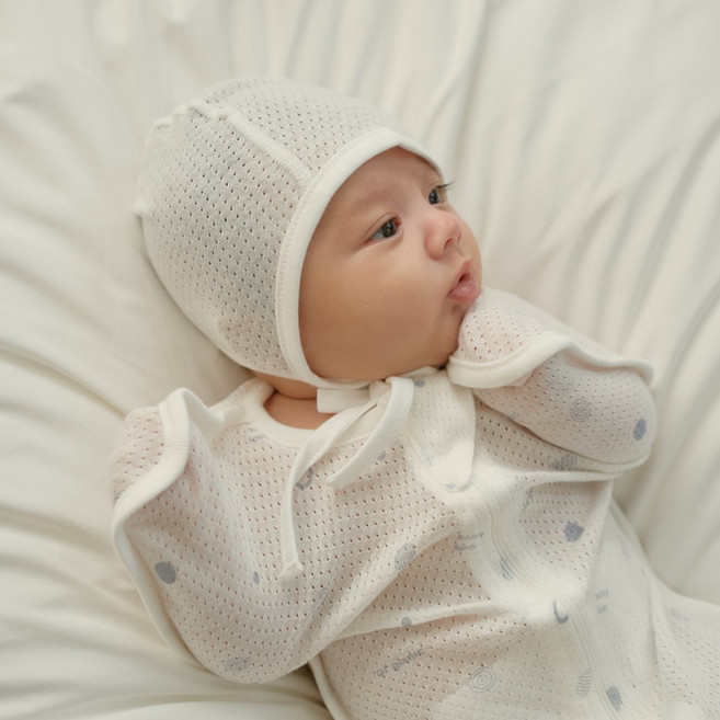 말랑하니 아기 보넷 신생아 모자