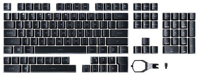 ASUS ROG 에이수스 ROG PBT 더블샷 키캡 세트 RX 스위치 전용, 상세페이지 참조, 상세페이지 참조