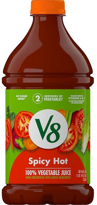 V8 오리지널 100프로 야채 주스 토마토 주스 블렌드 230230, 46 Fl Oz (Pack of 1), 1개, 1.3L