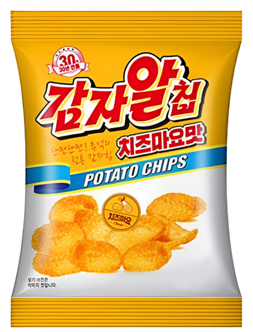 영양제과 감자알칩 치즈마요맛 24g x 30개 카사바칩 불량식품 스윙칩