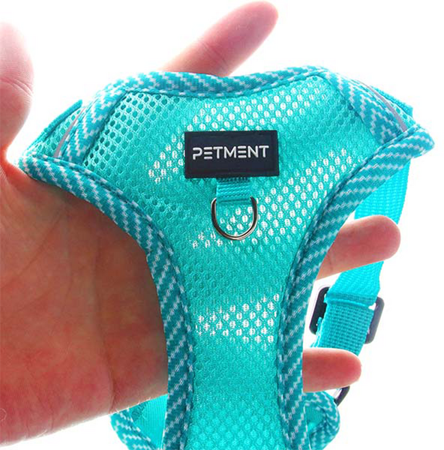 펫먼트 크레용 쿨매쉬 하네스, 민트, 1개