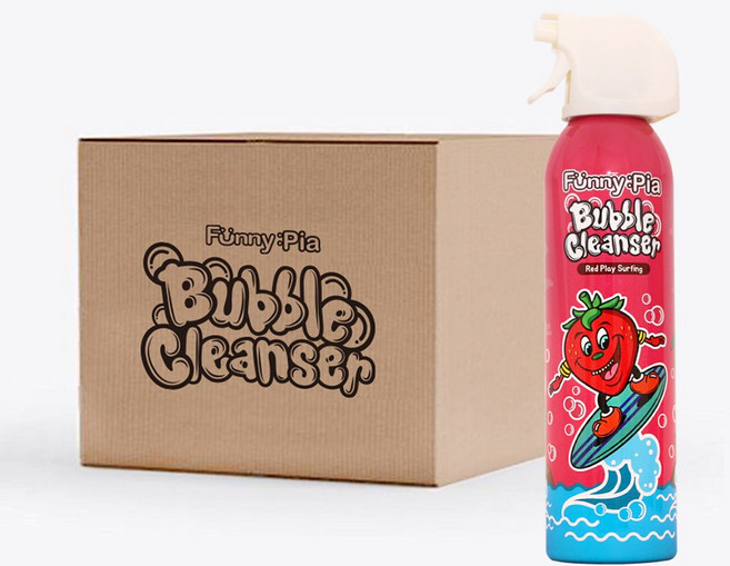 퍼니피아 버블클렌저 x 12개 세트 유아 버블클렌저 키즈 대용량 거품 목욕 알러젠, 200ml, 퍼니피아 버블클렌저 멜론 12개