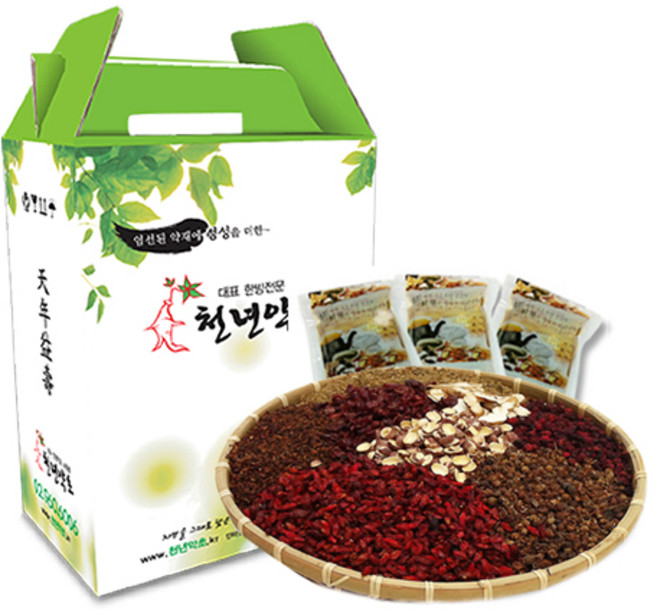 남자의 힘 천년 오자차 1박스 110mlX60팩 1개월분, 60개, 110ml