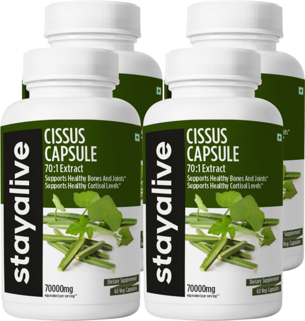 Stayalive 미국빠른직구 시서스 추출물 캡슐 70배 시저스 분말 70000mg에 해당하는 고농축 60베지 캡슐, 4개, 60정