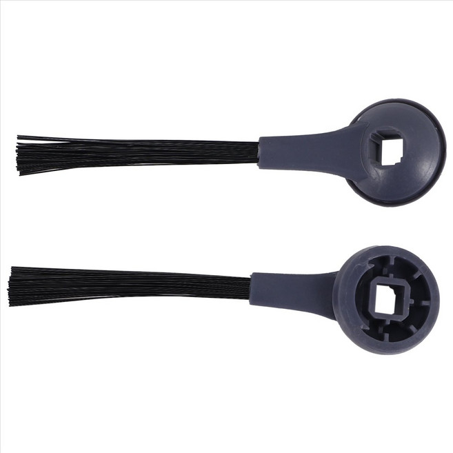 10pcs 사이드 브러시 상어 IQ 로봇 R101AE (RV1001AE) RV1100 RV1101 RV2011Drus RV912S R100 용 호환되는 교체 브러시, 검은색