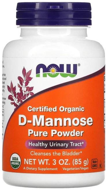 나우푸드 오가닉 디만노스 D-Mannose 2000mg 분말 가루 파우더 85g, 1개 - 쿠팡