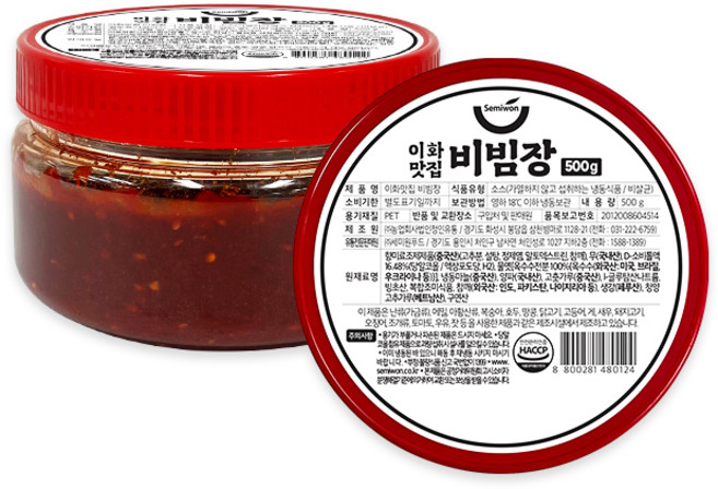이화맛집 비빔장 500g, 1개
