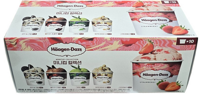 코스트코 하겐다즈 미니컵 컬렉션 아이스크림 100ml x 10개 / 아이스박스 포장 발송