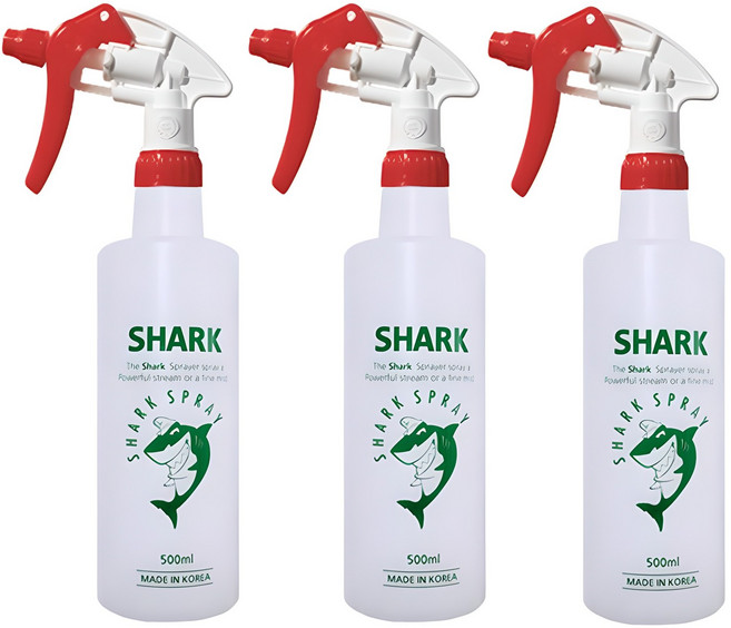 3세트 캐니언 레드건 샤크 그린 분무통 canyon 안개분사 락스 분무기