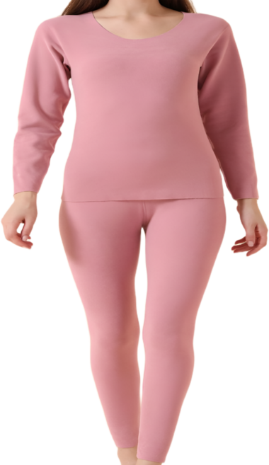 벨에라 빅사이즈 히트웜터치 여성용 발열 내의 내복 상하세트