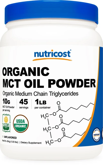 뉴트리코스트 MCT 오일 파우더 무맛, 1개, 454g - 쿠팡