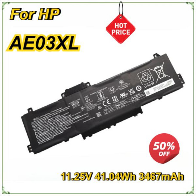 HP 240 G10 14-EE 15-FC HSTNN-AB1B HSTNN-OB3E 11.25V 41.04Wh 3467mAh용 새 노트북 배터리 AE03XL, 1개