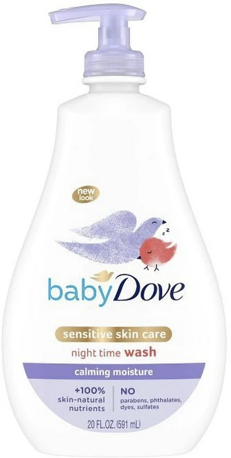 도브 키즈 나이트 타임 워시 카밍 모이스처, 1개, 591ml - 쿠팡