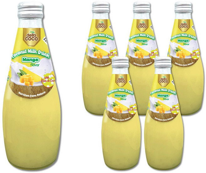 델타코코 망고맛 코코넛밀크 드링크, 6개, 290ml